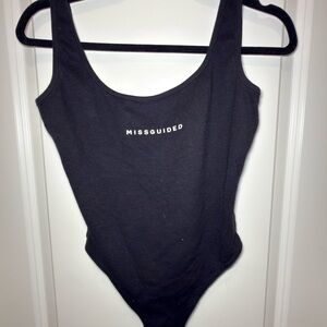 Missguided black Bodysuit